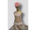 Organza rosa nude