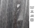 Jacquard plateado con flores