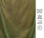 Tejido liso- organza iridiscente y tornasolada- verde y cobre