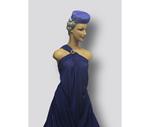 tejido liso- crep de punto- azul marino