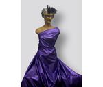 Tejido metalizado morado