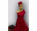 Organza color rojo Valentino