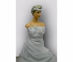 Organza color gris perla
