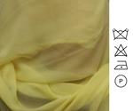 Tejido liso- chiffon- amarillo vainilla