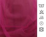 Tul duro rosa fucsia de tacto sedoso