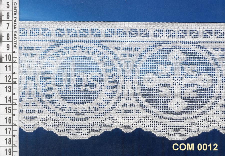 Puntilla de encaje eclesiástico de bolillos