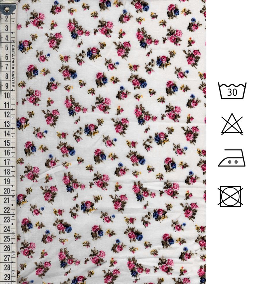 Viscosa estampada con florecitas liberty