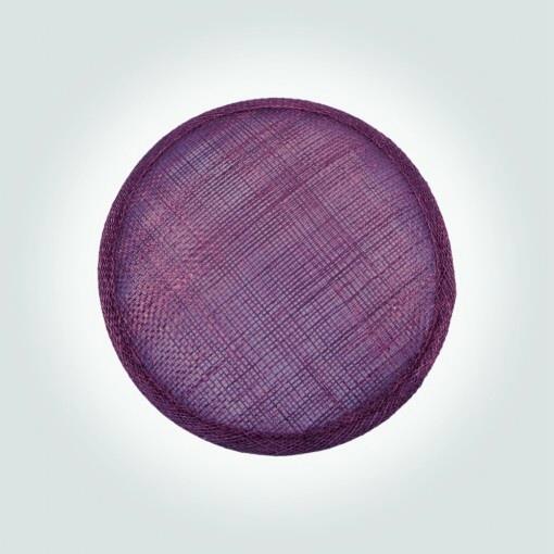 Base de sinamay morada de 14cm.