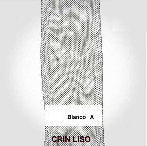 Crin liso blanco de 7'50 cm.