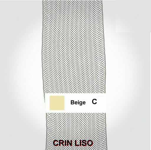 Crin liso  beige de 2'50 cm.