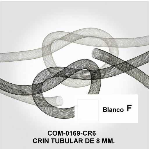 Crin tubular blanco