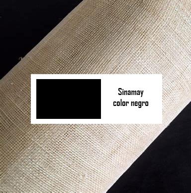 Sinamay color negro