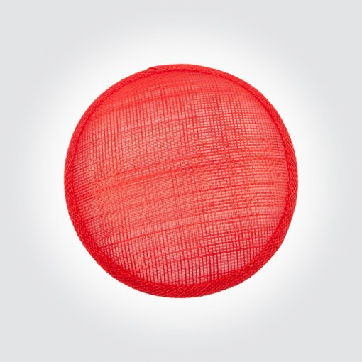 Base de sinamay roja de 14cm.