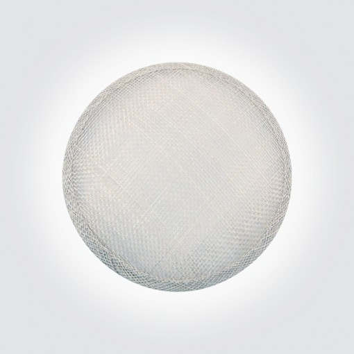 Base de sinamay gris perla de 11 cm.