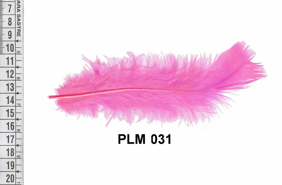 Pluma  rosa fucsia