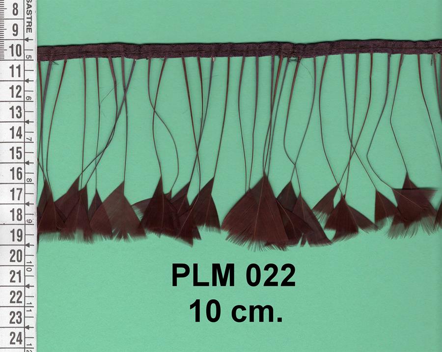 Fleco de plumas de antena marrón 