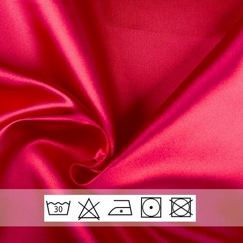 Tela de raso rojo Valentino