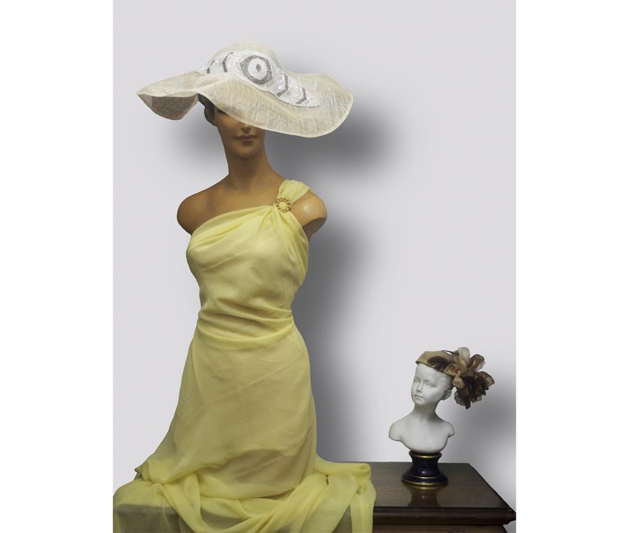 Tejido liso- chiffon- amarillo vainilla