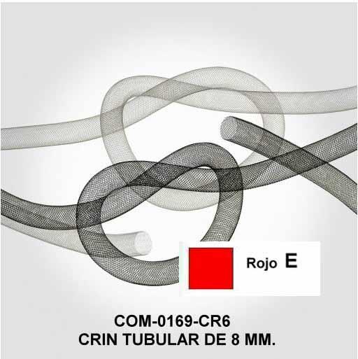 Crin tubular rojo