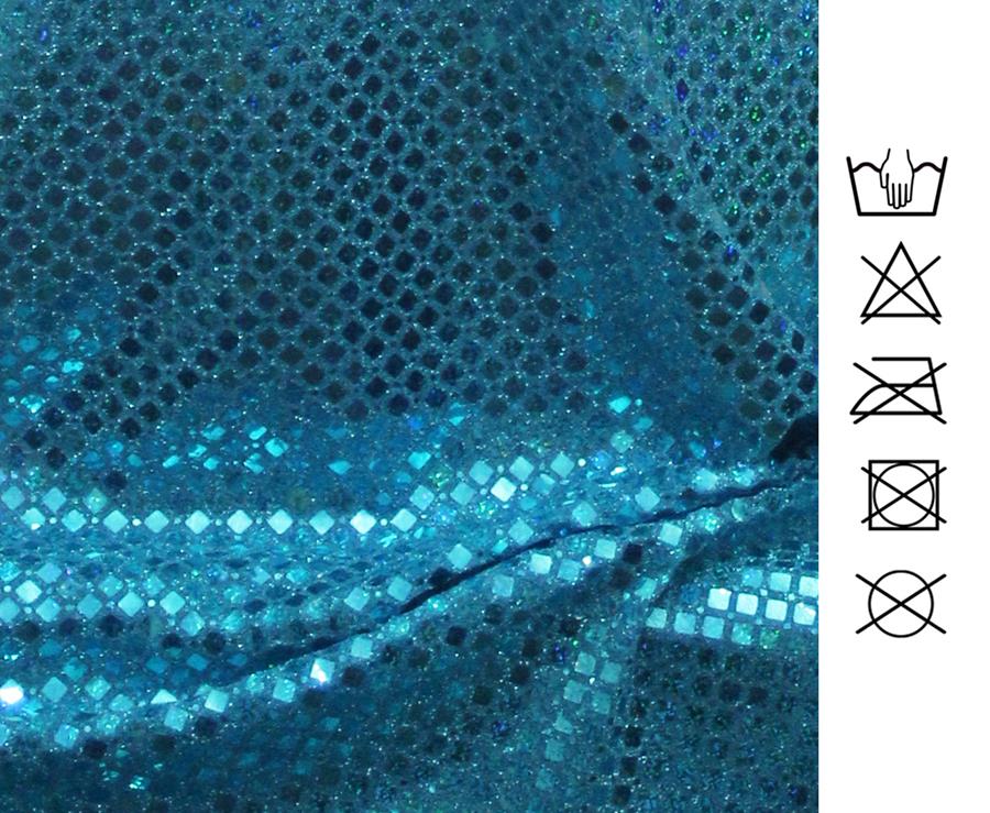 Lúrex con lentejuelas color turquesa