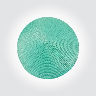 Base sintética verde jade de 14 cm. | B3-D | Tejidos, telas, complementos, tocados,sombrerería, plumas, tiras, encajes, bordados, botones, moda.