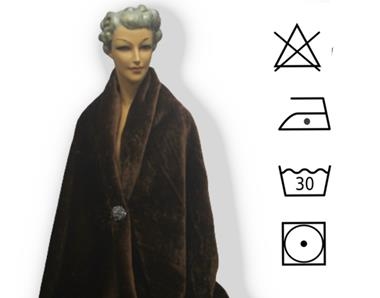 Piel sintética de mutón color marrón | PEL003 | Tejidos, telas, complementos, tocados,sombrerería, plumas, tiras, encajes, bordados, botones, moda.