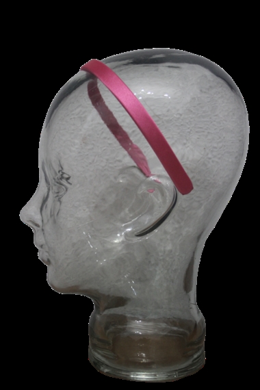 Diadema / pasada forrada rosa fucsia | D3 | Tejidos, telas, complementos, tocados,sombrerería, plumas, tiras, encajes, bordados, botones, moda.