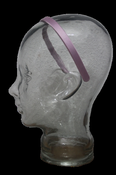 Diadema / pasada forrada violeta | D5 | Tejidos, telas, complementos, tocados,sombrerería, plumas, tiras, encajes, bordados, botones, moda.