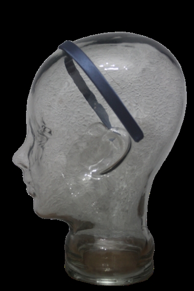 Diadema / pasada forrada azul porcelana | D7 | Tejidos, telas, complementos, tocados,sombrerería, plumas, tiras, encajes, bordados, botones, moda.