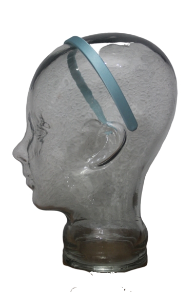 Diadema / pasada forrada azul celeste | D8 | Tejidos, telas, complementos, tocados,sombrerería, plumas, tiras, encajes, bordados, botones, moda.