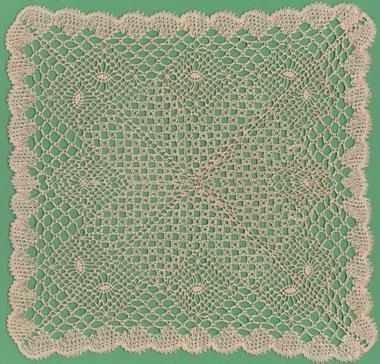 Pañuelo de encaje de bolillos color natural | PA1 | Tejidos, telas, complementos, tocados,sombrerería, plumas, tiras, encajes, bordados, botones, moda.