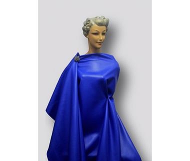 Polipiel  azulina | 0007 | Tejidos, telas, complementos, tocados,sombrerería, plumas, tiras, encajes, bordados, botones, moda.