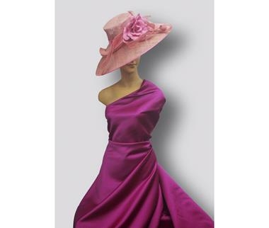 Raso duquesa buganvilla | 0031 | Tejidos, telas, complementos, tocados,sombrerería, plumas, tiras, encajes, bordados, botones, moda.