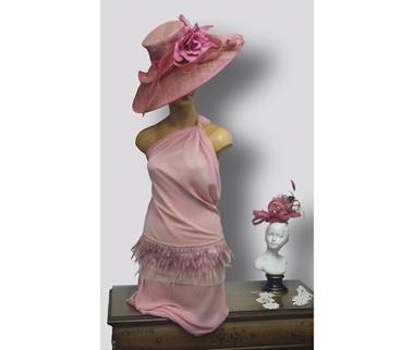 Gasa color pétalo de rosa  | 0038 | Tejidos, telas, complementos, tocados,sombrerería, plumas, tiras, encajes, bordados, botones, moda.