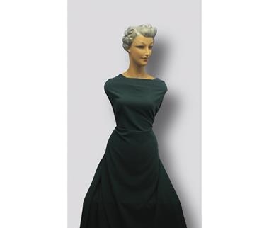 Crepé elástico verde botella | 0044 | Tejidos, telas, complementos, tocados,sombrerería, plumas, tiras, encajes, bordados, botones, moda.