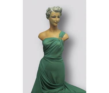 Gasa verde esmeralda | 0050 | Tejidos, telas, complementos, tocados,sombrerería, plumas, tiras, encajes, bordados, botones, moda.