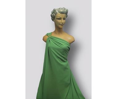 Gasa verde bosque | 0051 | Tejidos, telas, complementos, tocados,sombrerería, plumas, tiras, encajes, bordados, botones, moda.