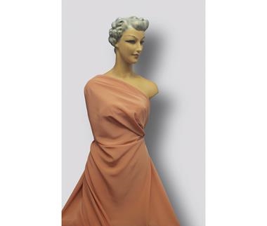 Crep marrocaine salmón | 0086 | Tejidos, telas, complementos, tocados,sombrerería, plumas, tiras, encajes, bordados, botones, moda.