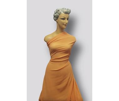 Bambula naranja | 0087 | Tejidos, telas, complementos, tocados,sombrerería, plumas, tiras, encajes, bordados, botones, moda.