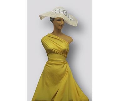 Habutai amarillo | 0103 | Tejidos, telas, complementos, tocados,sombrerería, plumas, tiras, encajes, bordados, botones, moda.