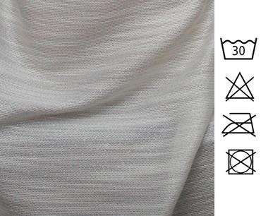 Chanel flameado blanco roto y plata | 0163 | Tejidos, telas, complementos, tocados,sombrerería, plumas, tiras, encajes, bordados, botones, moda.