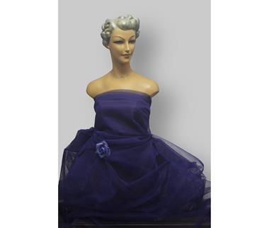 Tul  duro morado de tacto sedoso  | 0189 | Tejidos, telas, complementos, tocados,sombrerería, plumas, tiras, encajes, bordados, botones, moda.