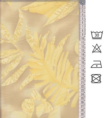 Crepé estampado beige y vainilla | E0018 | Tejidos, telas, complementos, tocados,sombrerería, plumas, tiras, encajes, bordados, botones, moda.