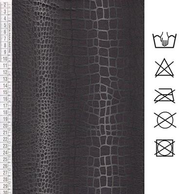 Tejido elástico con estampado de piel de reptil | E0078 | Tejidos, telas, complementos, tocados,sombrerería, plumas, tiras, encajes, bordados, botones, moda.