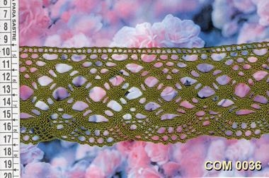 Puntilla de encaje  de bolillos | COM-0036 | Tejidos, telas, complementos, tocados,sombrerería, plumas, tiras, encajes, bordados, botones, moda.