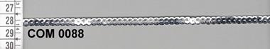 Tira de lentejuelas plata | COM-0088 | Tejidos, telas, complementos, tocados,sombrerería, plumas, tiras, encajes, bordados, botones, moda.
