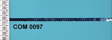 Tira de lentejuelas azul porcelana | COM-0097 | Tejidos, telas, complementos, tocados,sombrerería, plumas, tiras, encajes, bordados, botones, moda.