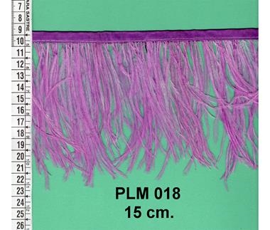 Fleco de plumas de avestruz color orquídea | PLM-018 | Tejidos, telas, complementos, tocados,sombrerería, plumas, tiras, encajes, bordados, botones, moda.