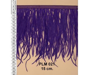 Fleco de plumas de avestruz morado | PLM-021 | Tejidos, telas, complementos, tocados,sombrerería, plumas, tiras, encajes, bordados, botones, moda.